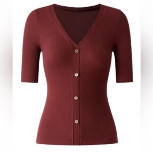 OGLmove Red faux button up top